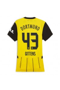 Fotbalové Dres Borussia Dortmund Jamie Bynoe-Gittens #43 Dámské Domácí Oblečení 2024-25 Krátký Rukáv